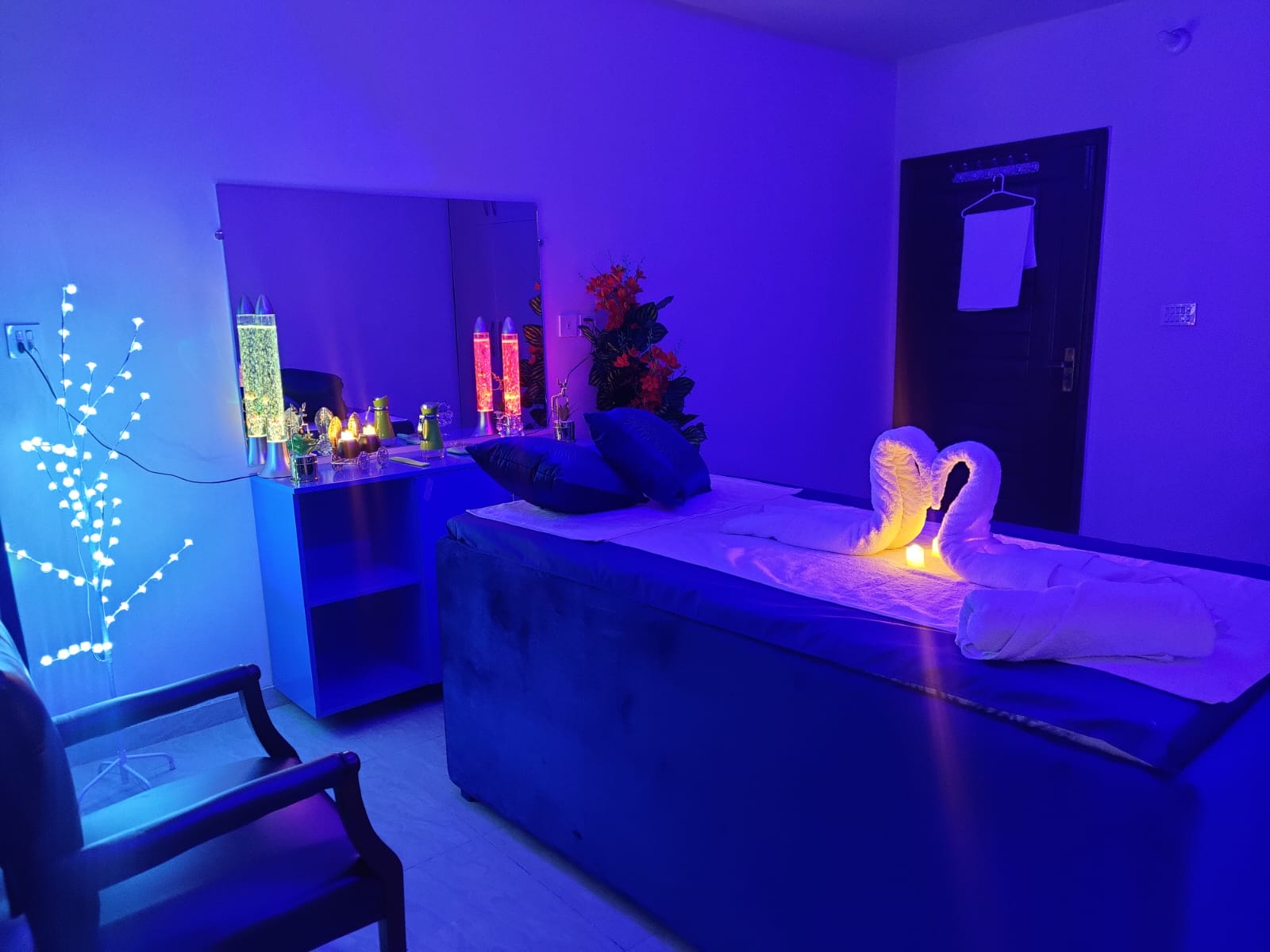 Beautiful serene spa room